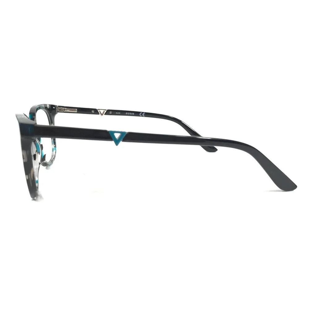 Guess Eyeglasses Frames GU2732 089 Black Blue Tortoise Round Full Rim 51-18-140